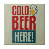 Kaltes Bier Fliese (Vorderseite)