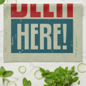 Kaltes Bier Geschirrtuch (Gefaltet)