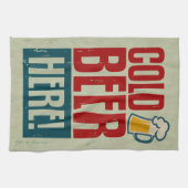 Kaltes Bier Geschirrtuch (Horizontal)
