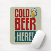 Kaltes Bier Mousepad (Mit Mouse)