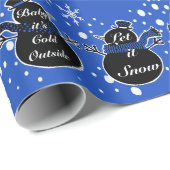 Kaltes, dunkelblaues Umhüllungspapier Geschenkpapier (Rolleneckpunkt)