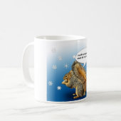 KALTES EICHHÖRNCHEN KAFFEETASSE (Vorderseite Links)