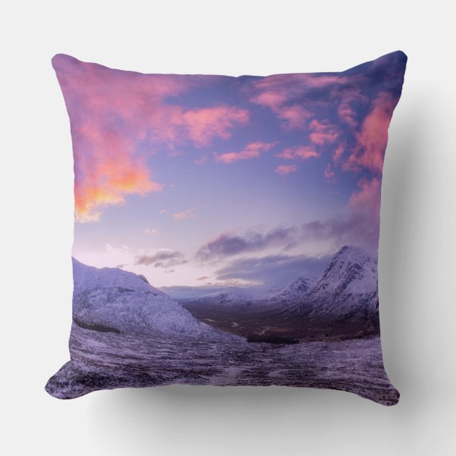 Kaltes Gebirge Kissen (Vorderseite)