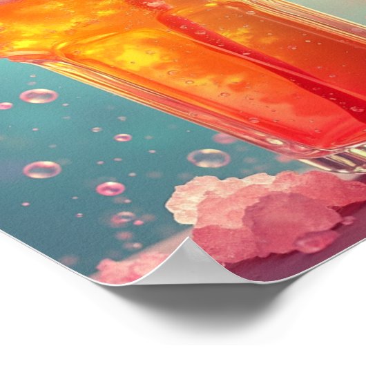 kaltes Getränk Poster (Ecke)