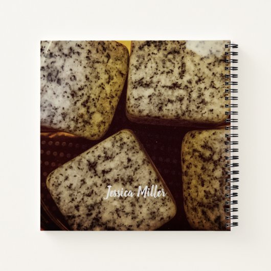 Kaltes Glas Whiskey Notizbuch (Rückseite)