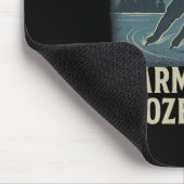 Kaltes Hände Warmes Herz Gefrorene Bahn – Eishocke Mousepad (Ecke)
