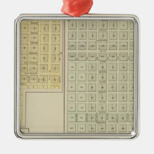 Kaltes Wasser, Schutz, Avilla, Kansas Silbernes Ornament