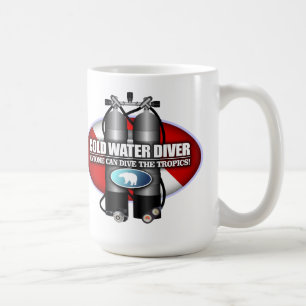 Kaltes Wasser-Taucher (St.) Kaffeetasse