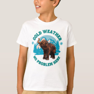 Kaltes Wetter, kein Problem hier! Wooly Mammoth Ba T-Shirt