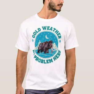 Kaltes Wetter, kein Problem hier! Wooly Mammoth Fu T-Shirt