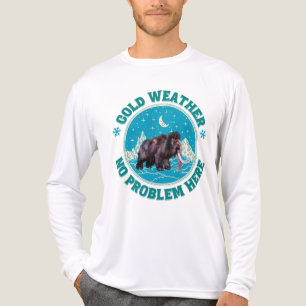 Kaltes Wetter, kein Problem hier! Wooly Mammoth Fu Tri-Blend Shirt