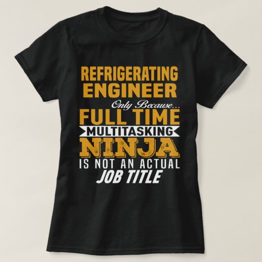 Kältetechniker T-Shirt (Design vorne)
