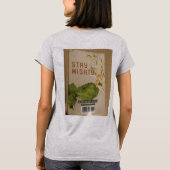 Kaltgepresste und einfach gebrühte Poesie T - Shir T-Shirt (Rückseite)