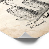 Kaltluftdruckapparat für Bier oder andere Flüssigk Poster (Ecke)