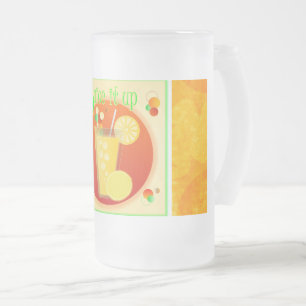 Kaltsaftgetränk Gelbe Mattierte Tasse