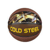 Kaltstahl Mini Basketball (Vorderseite)