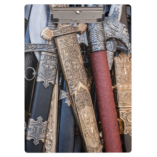 Kaltstahlarme Klemmbrett (Vorderseite)