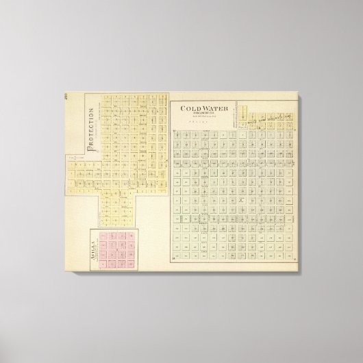 Kaltwasser, Schutz, Avilla, Kansas Leinwanddruck (Vorderseite)