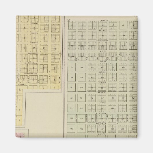 Kaltwasser, Schutz, Avilla, Kansas Magnet (Vorne)