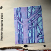 Kaltwinterbäume Postkarte