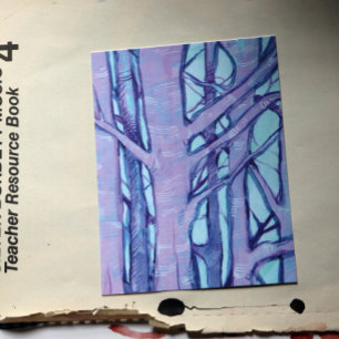 Kaltwinterbäume Postkarte