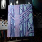 Kaltwinterbäume Postkarte