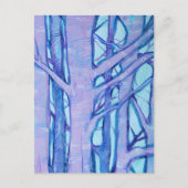 Kaltwinterbäume Postkarte (Vorderseite)