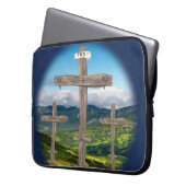 Kalvarien Laptopschutzhülle (Vorderseite Links)