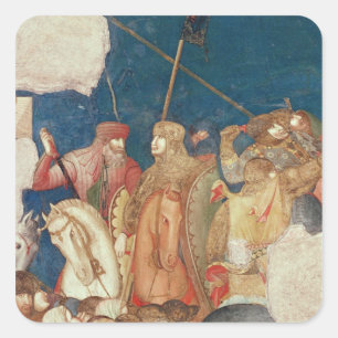 Kalvarien Quadratischer Aufkleber