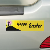 Kalvarienberg, glücklich, Ostern Autoaufkleber (Auf Auto)