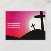 Kalvarienberg, Pastor, Jacobs Visitenkarte (Rückseite)