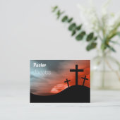 Kalvarienberg, Pastor, Jacobs Visitenkarte (Stehend Vorderseite)