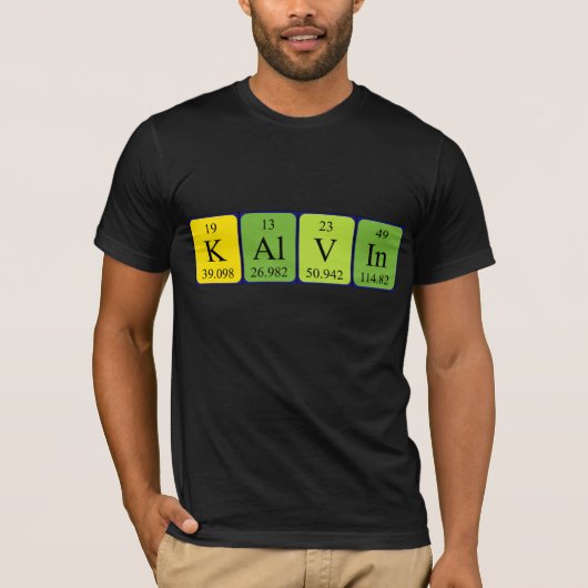 Kalvin Periodenname Shirt (Vorderseite)