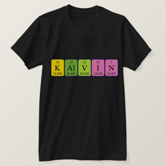 Kalvin Periodenname Shirt (Design vorne)