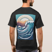 Kalyan Amusement Park Logo-T-Shirt-Welle des Spaß- T-Shirt (Rückseite)