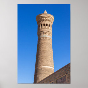 Kalyan minaret - Bukhara, Usbekistan Poster