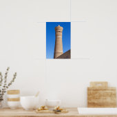 Kalyan minaret - Bukhara, Usbekistan Poster (Küche)