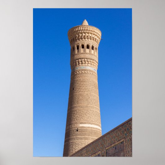 Kalyan minaret - Bukhara, Usbekistan Poster (Vorne)