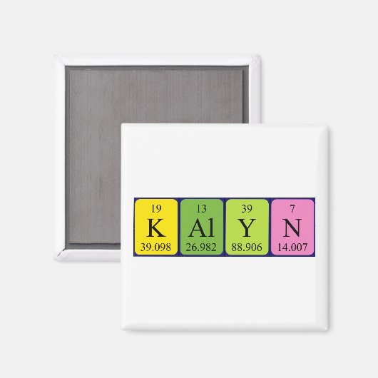 Kalyn Periodenmagnet Magnet (Vorderseite/Rückseite)