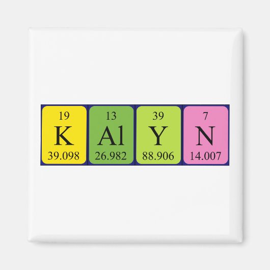Kalyn Periodenmagnet Magnet (Vorne)