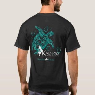 Kalypso hawaiische Insel-vordere T-Shirt
