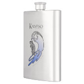 Kalypso Kane, der in Blau surft Flachmann (Links)