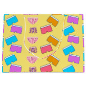 Kalzonez-Muster Große Geschenktüte (Vorderseite)