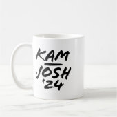 Kam Josh 2024 Script for Men Women Kamala Harris 2 Kaffeetasse (Links)
