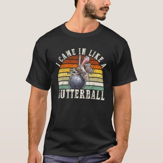 kam wie ein Butterball-lustiger Erntedank Men W T-Shirt (Vorderseite)