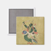 Kama, Gott der Liebe, 18.-19. Jahrhundert Magnet (Vorderseite/Rückseite)