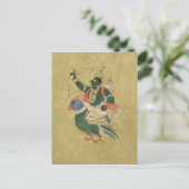 Kama, Gott der Liebe, 18.-19. Jahrhundert Postkarte (Stehend Vorderseite)