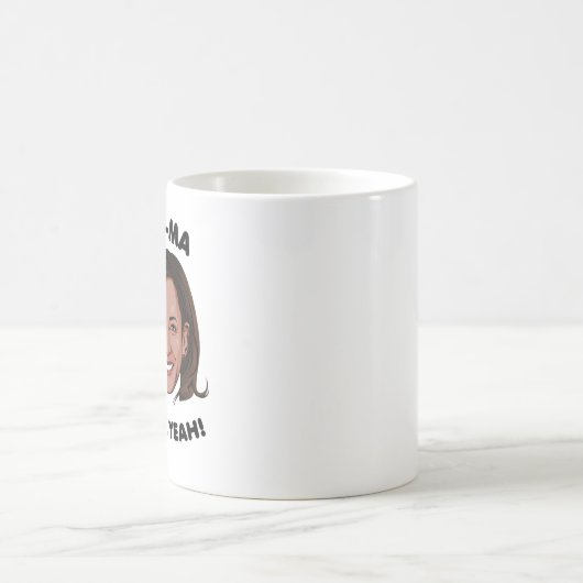 KAMA-HELL YEAH KAMALA HARRIS 2020 KAFFEETASSE (Mittel)