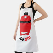 Kamado 'Joe ON' Red GRILLEN Grilling Low and Slow  Schürze (InSitu)