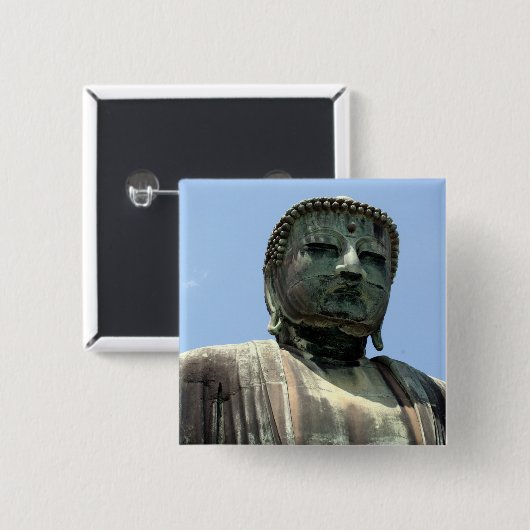 Kamakura Buddha Button (Vorne & Hinten)